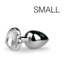 EasyToys Anal Collection Plug bijou Argent en coeur - SMALL 6.3 x 2.6 cm